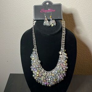 Paparazzi Zi Collection Necklace and Earring set. Brand new/never worn.